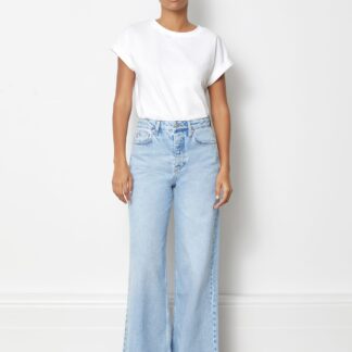 Albaray Women's Wide Leg Jeans - 12 - Light Blue, Light Blue
