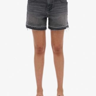 Superdry Denim Cut Off Shorts - 26 - Black, Blue,Black