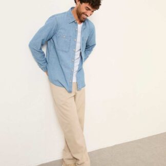FatFace Regular Fit Pure Cotton Shirt Blue Denim