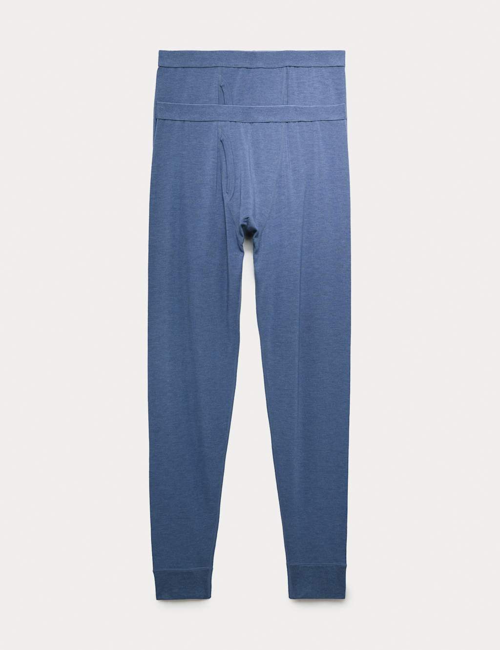 M&S 2 Pack Heatgen™ Light Thermal Long Johns Denim