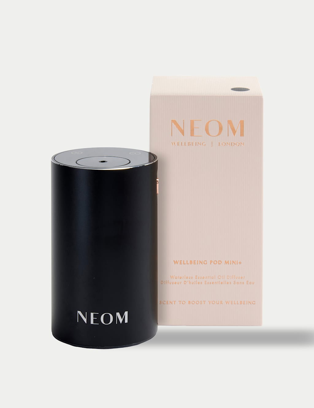 NEOM Wellbeing Pod Mini + Black Denim