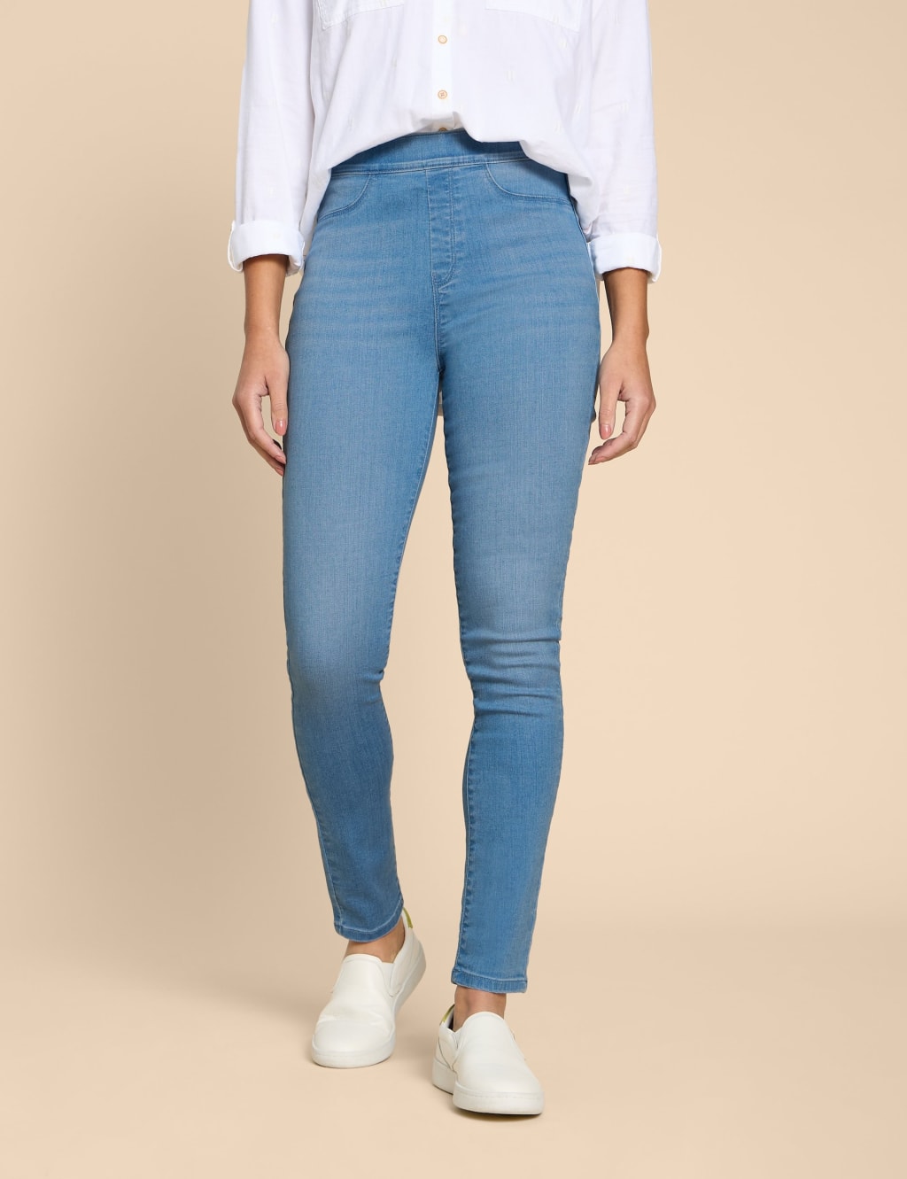 White Stuff Jeggings Light Denim