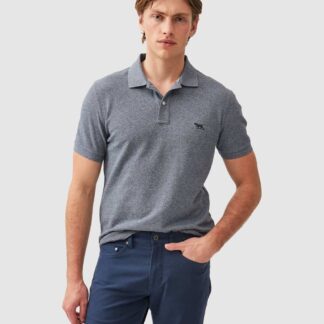 Rodd & Gunn Gunn Slim Fit Pure Cotton Polo Shirt Denim