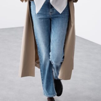 Autograph High Waisted Straight Leg Jeans Ocean