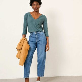 FatFace Mid Rise Cigarette Ankle Grazer Jeans Denim
