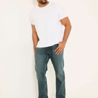 FatFace Straight Fit 5 Pocket Rigid Jeans Denim