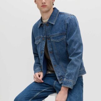 M&S Denim Trucker Jacket Med Blue Denim