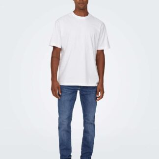 ONLY & SONS Regular Fit 5 Pocket Jeans Blue Denim