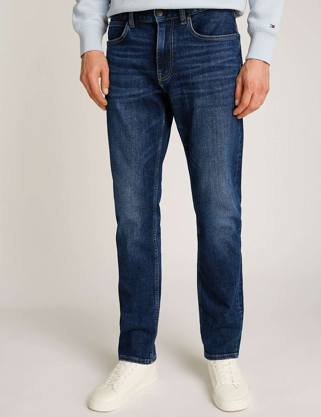 Tommy Hilfiger Denton Straight Fit Jeans Blue Denim