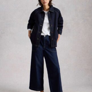 White Stuff Denim Jacket Dark Blue Denim