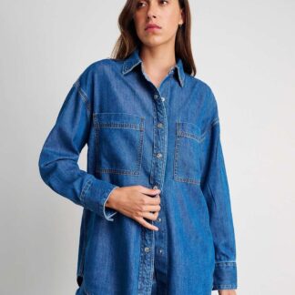 Jag Cotton Rich Denim Shirt Denim