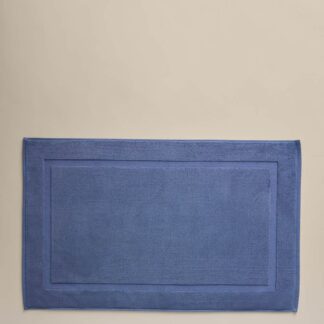 M&S Luxury Egyptian Cotton Bath Mat Denim Mix