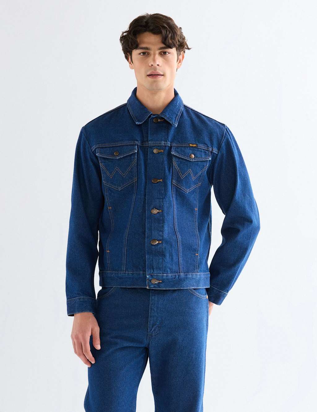 Wrangler Denim Cowboy Jacket Blue