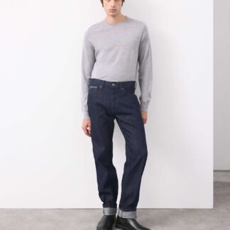 Autograph Straight Fit Japanese Rigid Selvedge Jeans Indigo