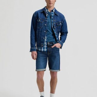 Lee 5 Pocket Denim Shorts Blue Denim