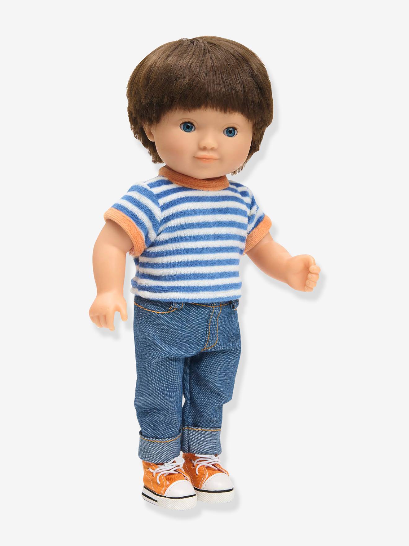 Lovely Hair Styling Doll, 32 cm by DJECO denim blue