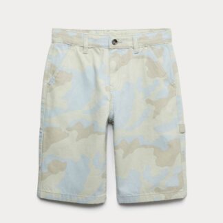 M&S Denim Camouflage Shorts (2-16 Yrs) Multi