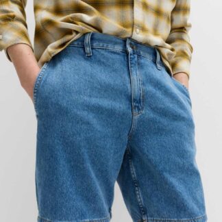 M&S Pure Cotton Denim Shorts Light Blue
