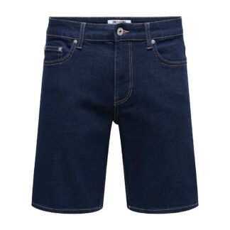 ONLY & SONS Denim Shorts Dark Blue