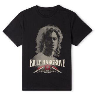 Official Stranger Things Billy Hargrove T-Shirt - Black - S