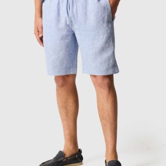 Rodd & Gunn Pure Linen Lightweight Shorts Denim
