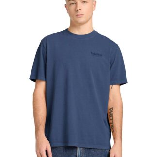 Timberland Rugged Active Gear Pure Cotton T-Shirt Blue Denim