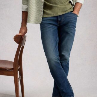 White Stuff Slim Fit 5 Pocket Jeans Blue Denim