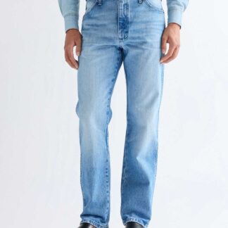 Wrangler 13MWZ Tapered Fit 5 Pocket Jeans Light Blue
