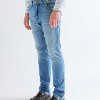 Wrangler Greensboro Regular Fit 5 Pocket Jeans Light Blue