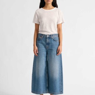 Albaray Denim Wide Leg Culottes Medium Indigo
