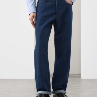 Autograph Loose Fit Rigid Pure Cotton Selvedge Jeans Indigo