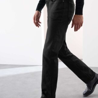Autograph Straight Fit Japanese Selvedge Jeans Black