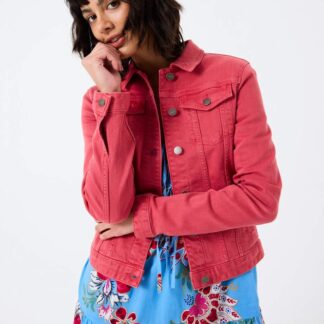 FatFace Denim Jacket Red
