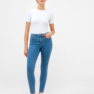 French Connection High Waisted Skinny Jeans Blue