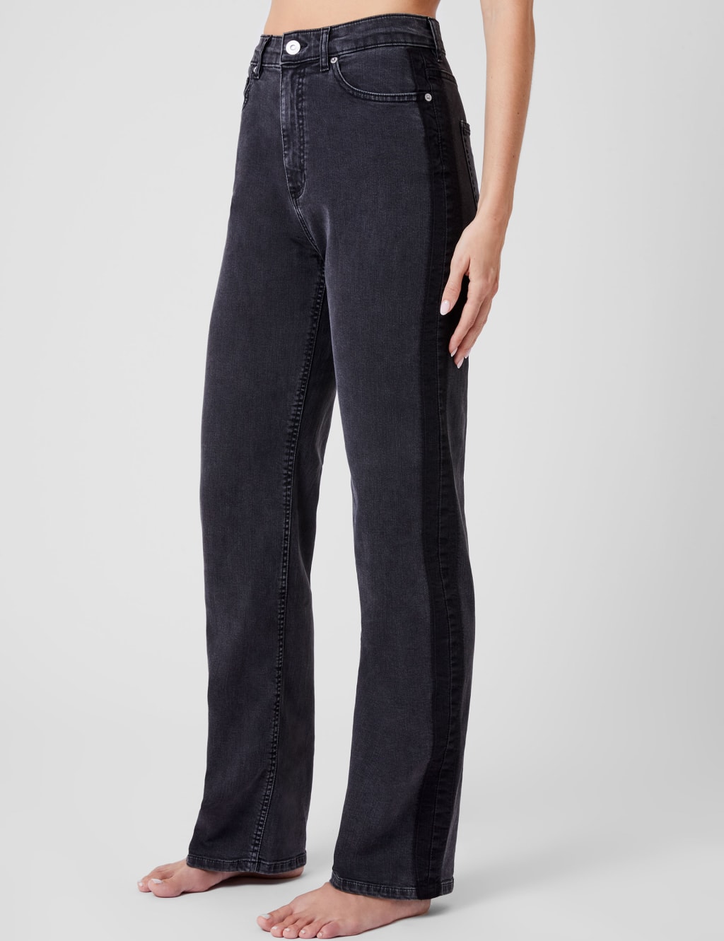 French Connection Straight Leg Jeans Black