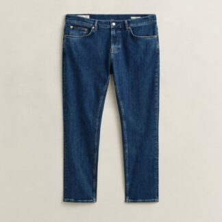 GANT Slim Fit Clean Wash 5 Pocket Jeans Light Blue