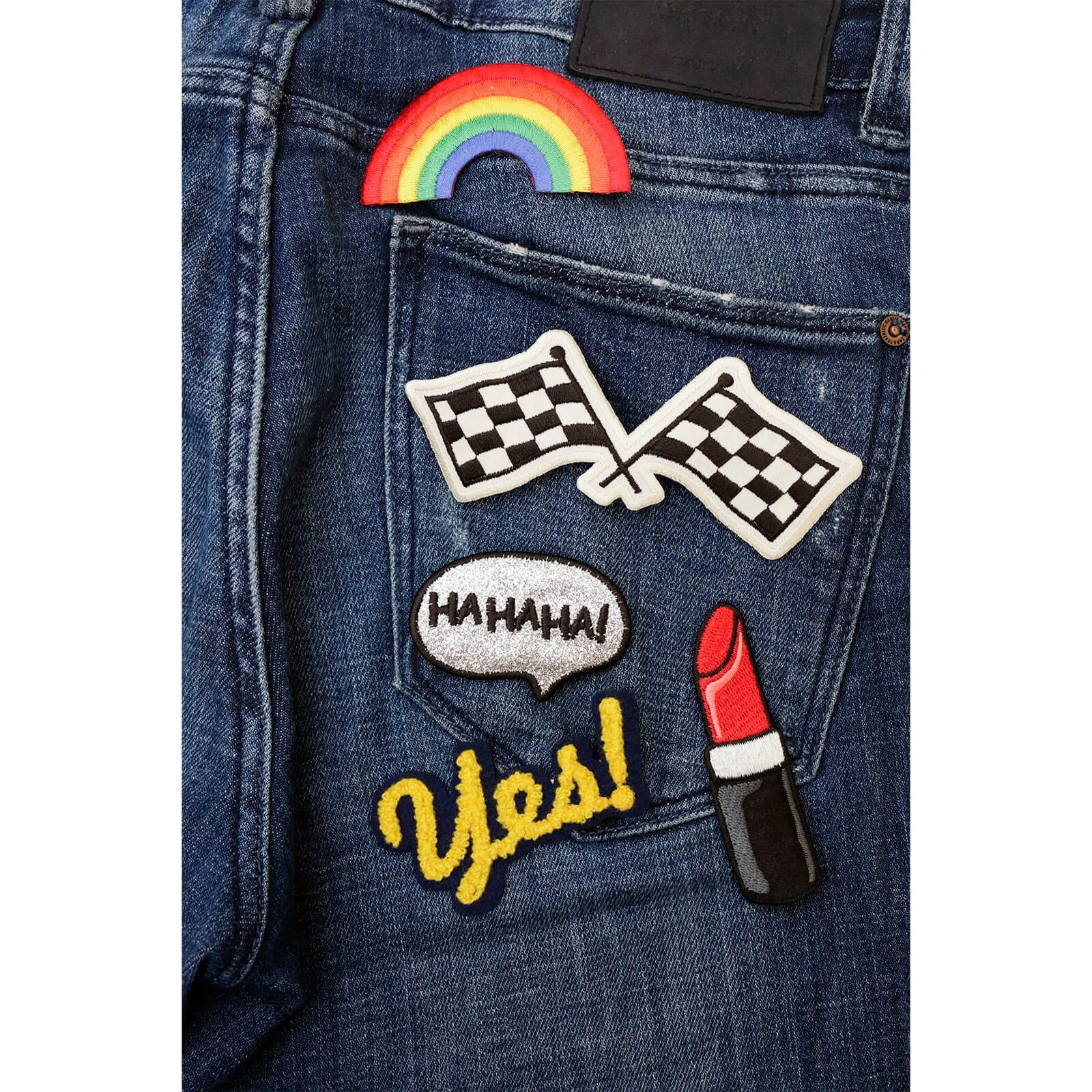 Iron On Patch Girl Power Set