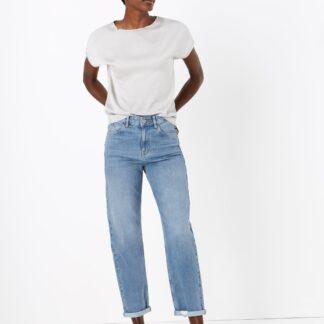 M&S Boyfriend Jeans with Stretch Light Indigo