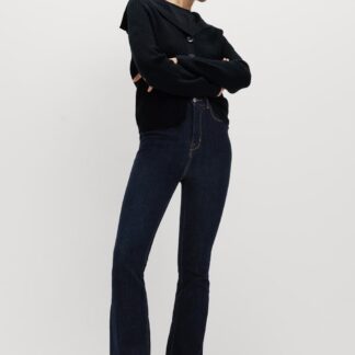 M&S Magic Shaping High Waisted Slim Flare Jeans Indigo Mix