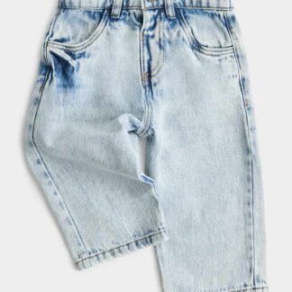 M&S Pure Cotton Carrot Jeans (0 Months-5 Years) Denim