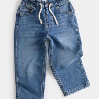 M&S Straight Leg Cotton Rich Comfort Waist Jeans (2-8 Yrs) Denim