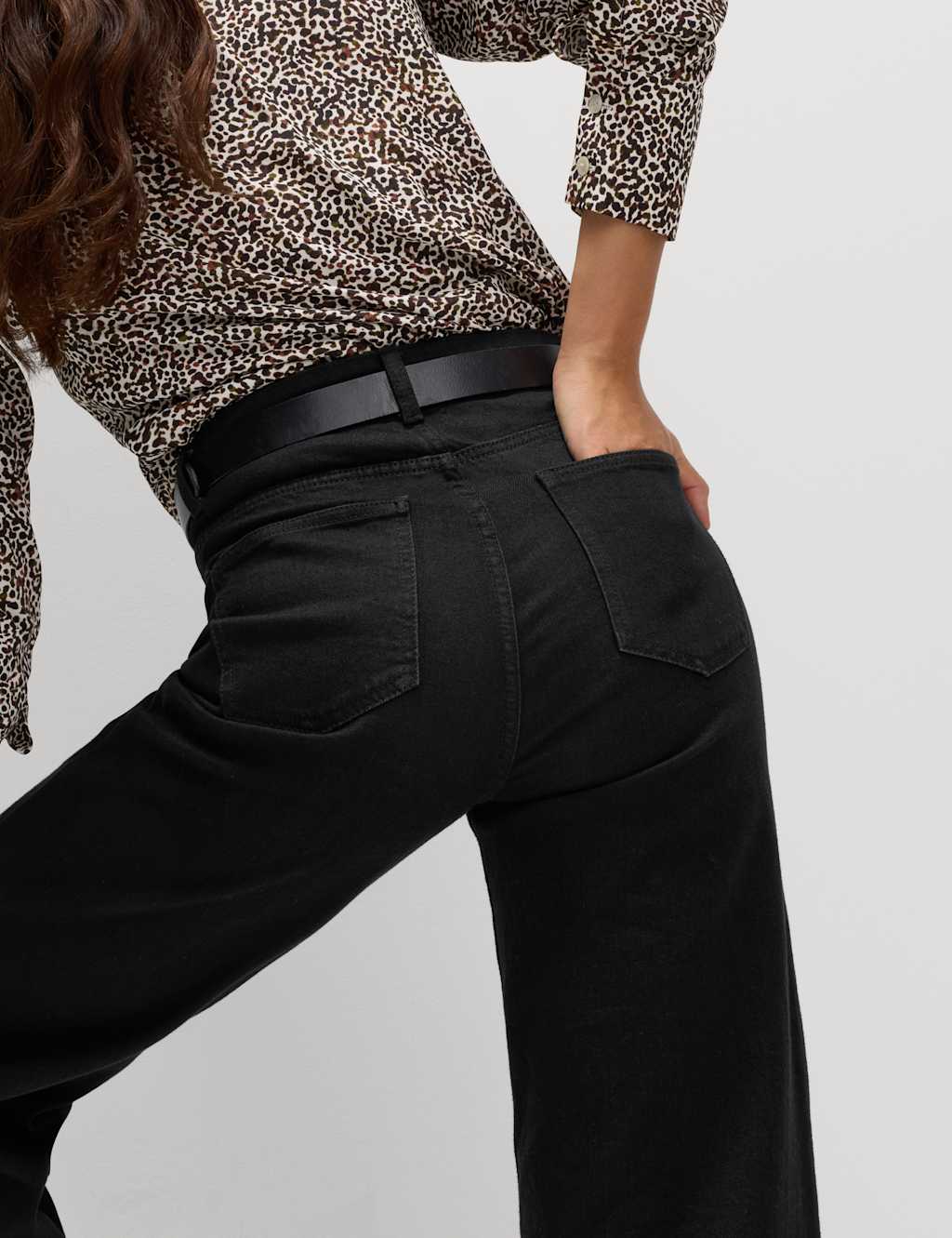 M&S The Wide-Leg Jeans Black