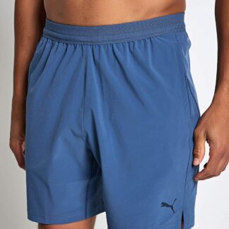 Puma MTech 7 Inch Elasticated Waist Stretch Shorts Denim