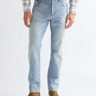 Wrangler Texas Regular Fit 5 Pocket Stretch Jeans Light Blue