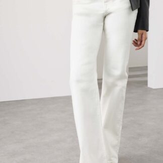 Autograph Lyocell Blend High Waisted Flared Jeans Ivory
