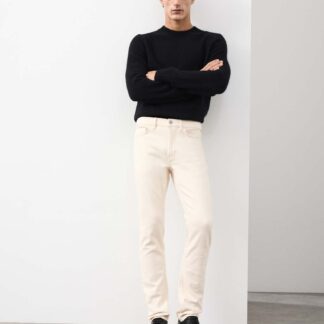 Autograph Slim Fit Italian Jeans Ecru