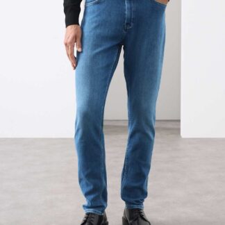 Autograph Slim Fit Italian Jeans Medium Blue