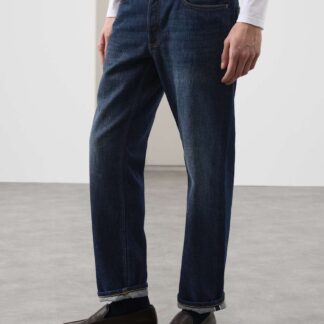 Autograph Straight Fit Heavyweight Selvedge Jeans Indigo