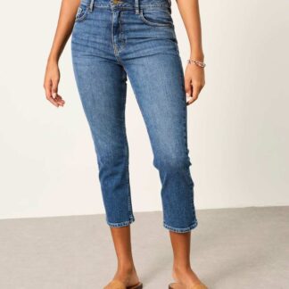 FatFace Slim Cropped Jeans Blue Denim