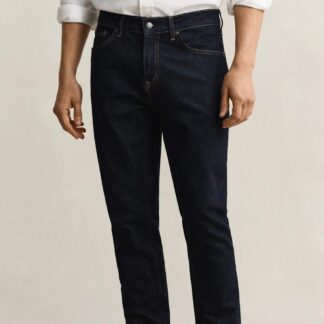 GANT Slim Fit Clean Wash 5 Pocket Jeans Dark Navy